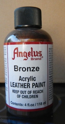 Angelus Paint Bronze 118m Angelus Leather Paint  Angelus 2 Thin, Angelus 2 Hard, Angelus Preparer and Degalzer Angelus Stripper Leather Paint  Leather Dye Leather Preparer Acrylic Paintl